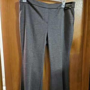 New York & Company grey pull-on knit slacks